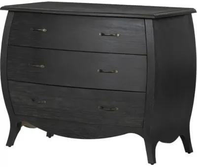 Isabella 3-Drawer Chest - Distressed Black