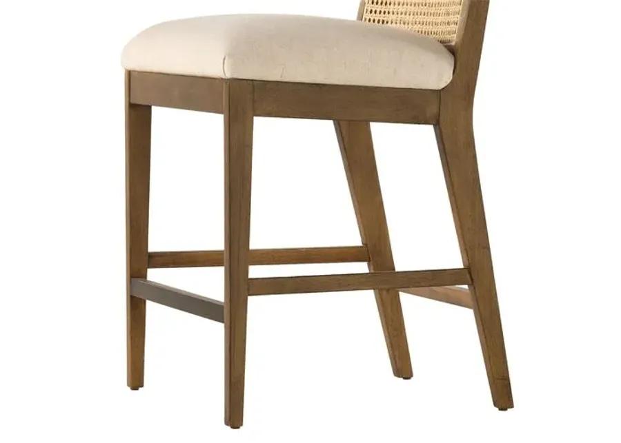 Aimee Cane Armless Counter Stool