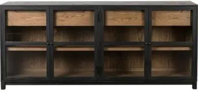 Kasey Large Sideboard - Drifted Matte Black