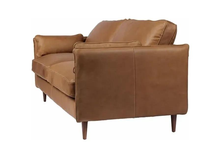 Dorit 76" Sofa - Palermo Cognac Leather