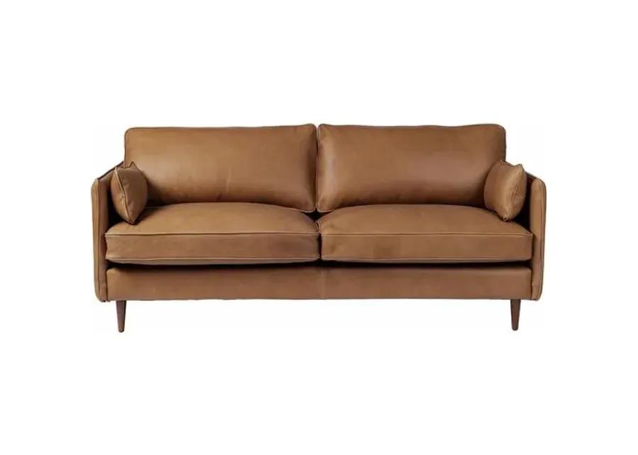 Dorit 76" Sofa - Palermo Cognac Leather