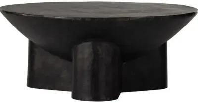 Aruthur 36" Coffee Table - Raw Black