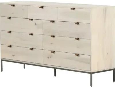 Justina 9-Drawer Dresser - Dove Poplar - Beige