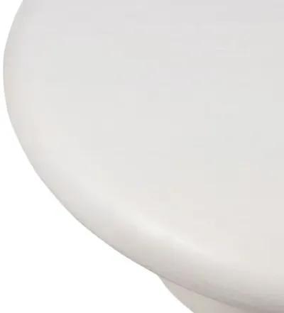 Gary 42" Round Coffee Table - Tofu White