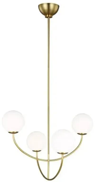 Visual Comfort - Galassia Four Light Chandelier - Gold