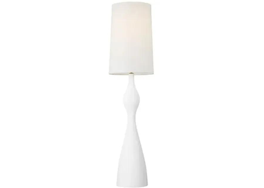 Visual Comfort - Constance Floor Lamp - Textured White