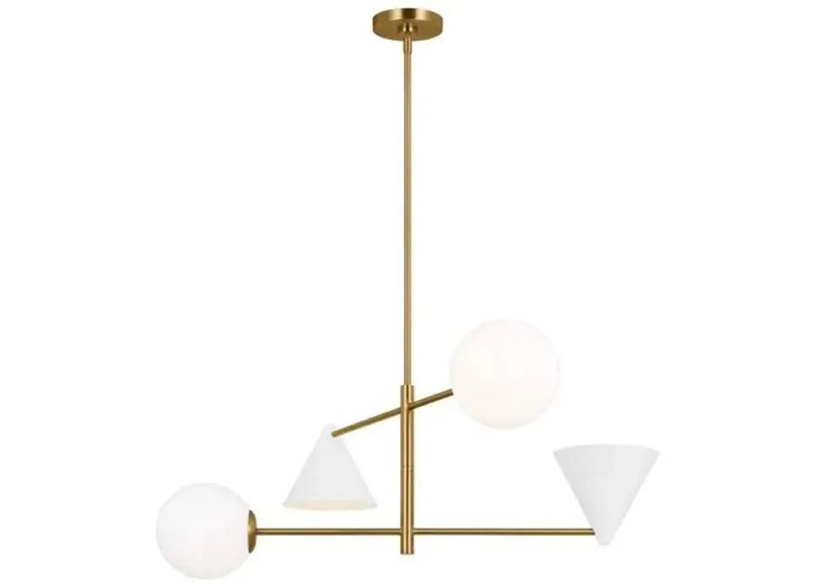 Visual Comfort - Cosmo Large Chandelier - White