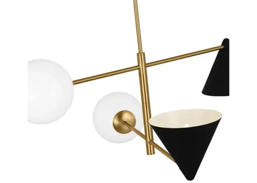 Visual Comfort - Cosmo Large Chandelier - Black