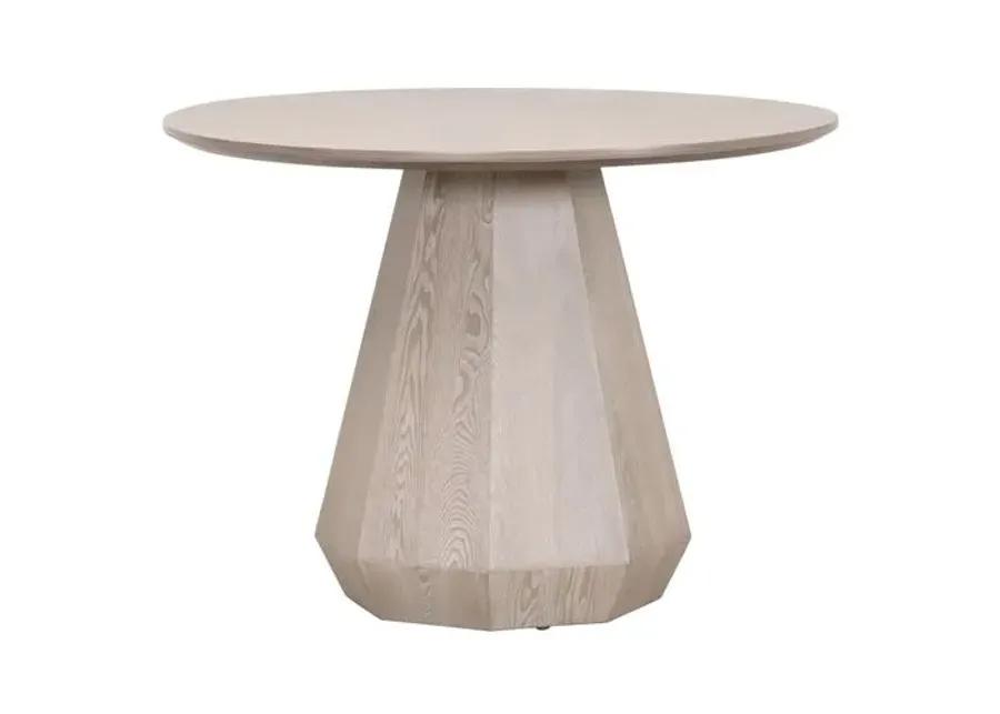 Gavin Round Dining Table - Natural Gray