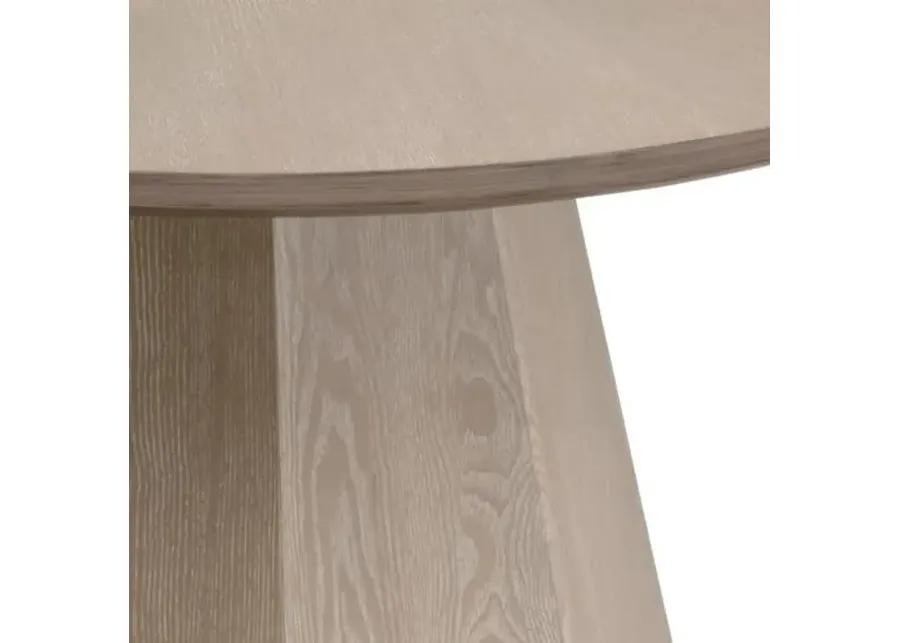 Gavin Round Dining Table - Natural Gray