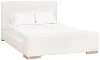 Remy Bed - Performance Boucle Snow - White