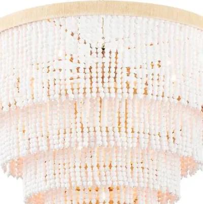 Coastal Living Waterfall Beaded Chandelier - White - Regina Andrew