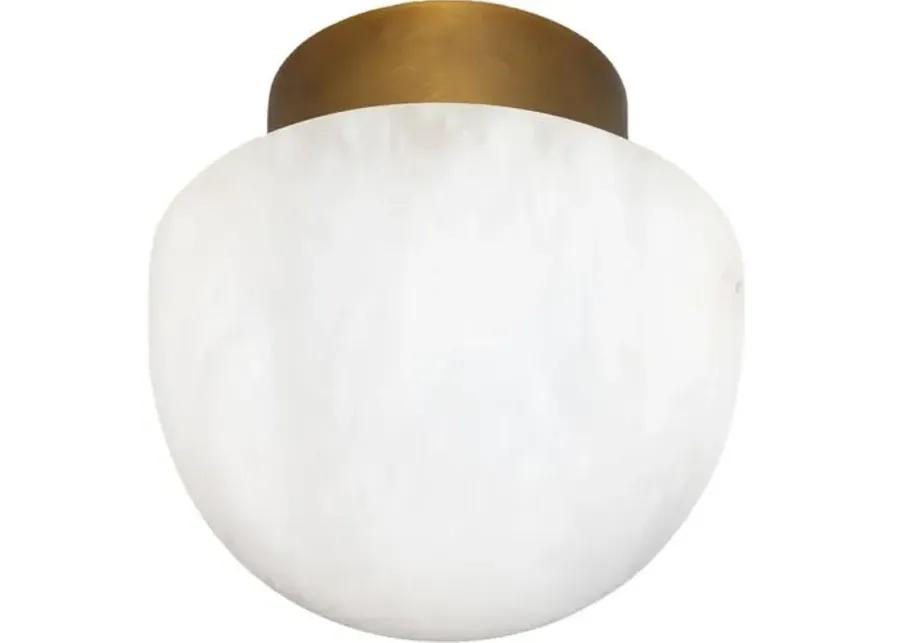 Parker Alabaster Flush Mount - Regina Andrew - Gold