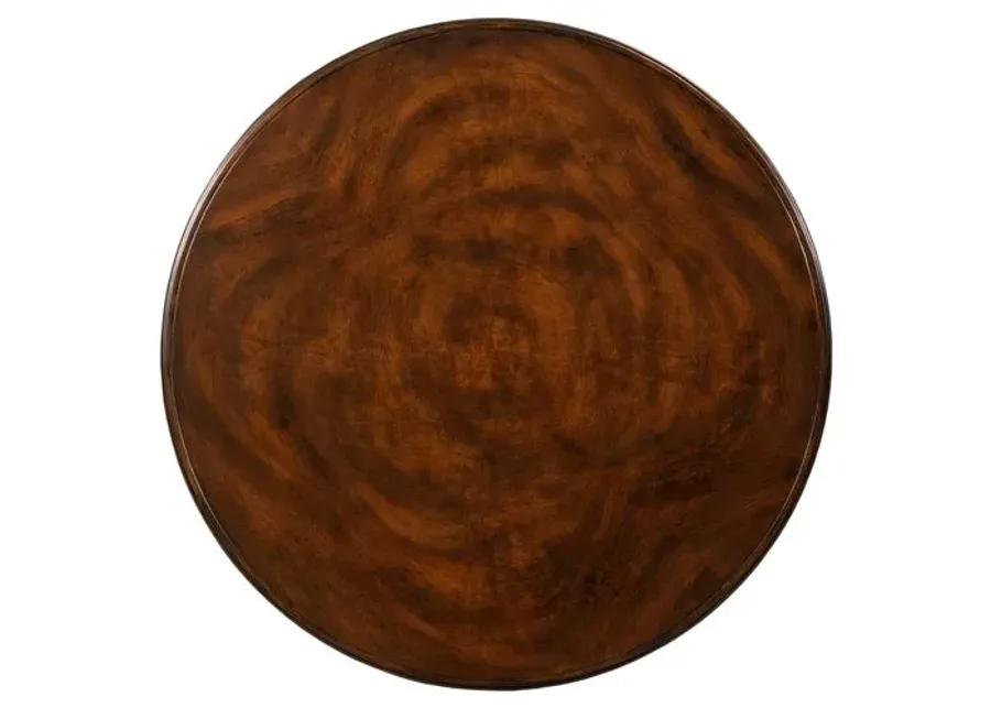 Liam Side Table - Walnut - Brown