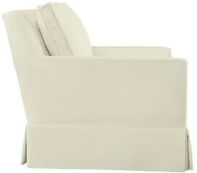 Auburn Club Chair - Crypton Linen - Miles Talbott - Hancrafted in the USA