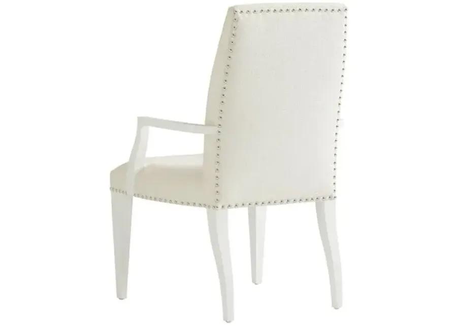 Avondale Darien Upholstered Armchair - White