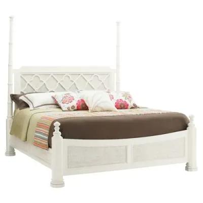 Ivory Key Southampton Adjustable Poster Bed - White - Tommy Bahama