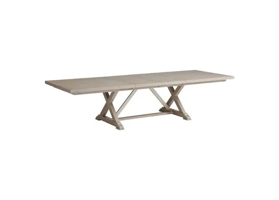 Malibu Rockpoint Rectangular Extension Dining Table - Warm Taupe - Barclay Butera