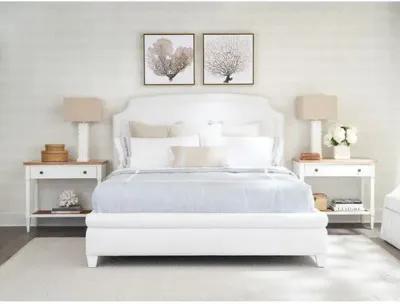 Laguna Avalon Upholstered Bed - White - Barclay Butera