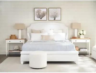 Laguna Avalon Upholstered Bed - White - Barclay Butera