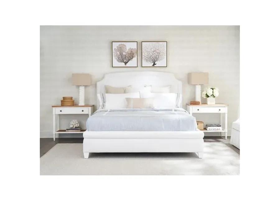 Laguna Avalon Upholstered Bed - White - Barclay Butera