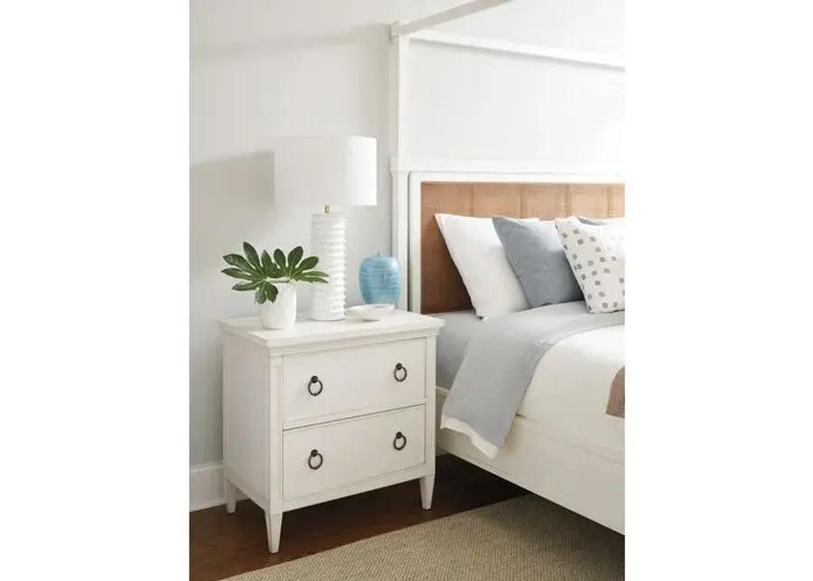 Laguna Forest Nightstand - White - Barclay Butera