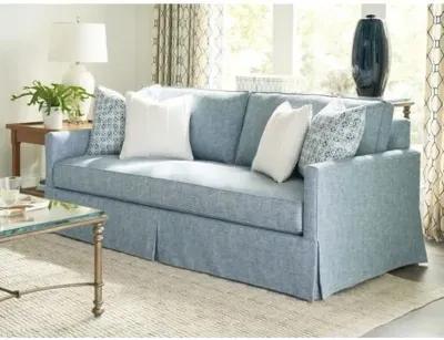 Sandpiper Slipcovered Sofa - Blue - Barclay Butera