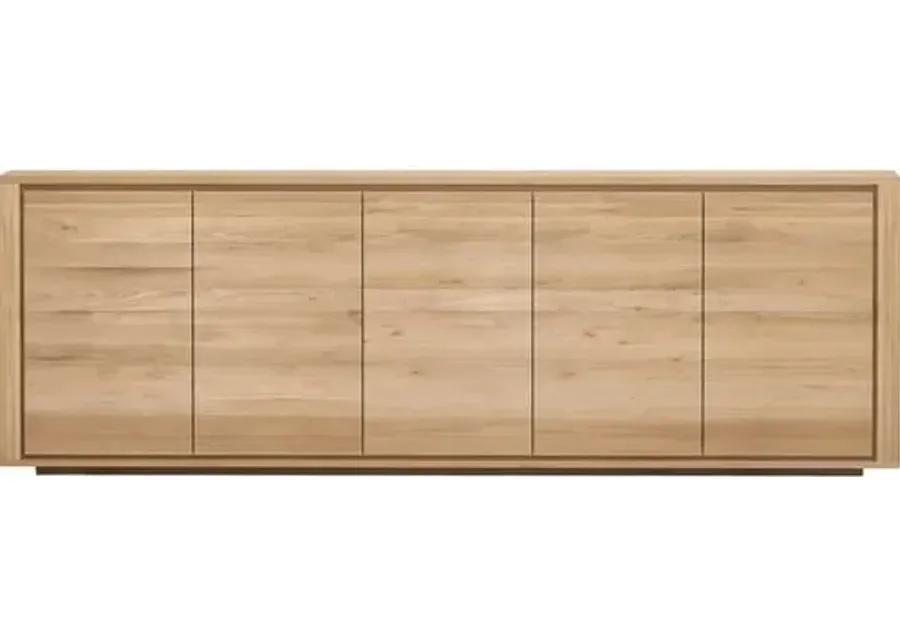 Shadow 5-Door Sideboard - Oak - Ethnicraft - Brown