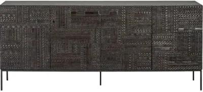 Tabwa 4-Door Sideboard - Black - Ethnicraft