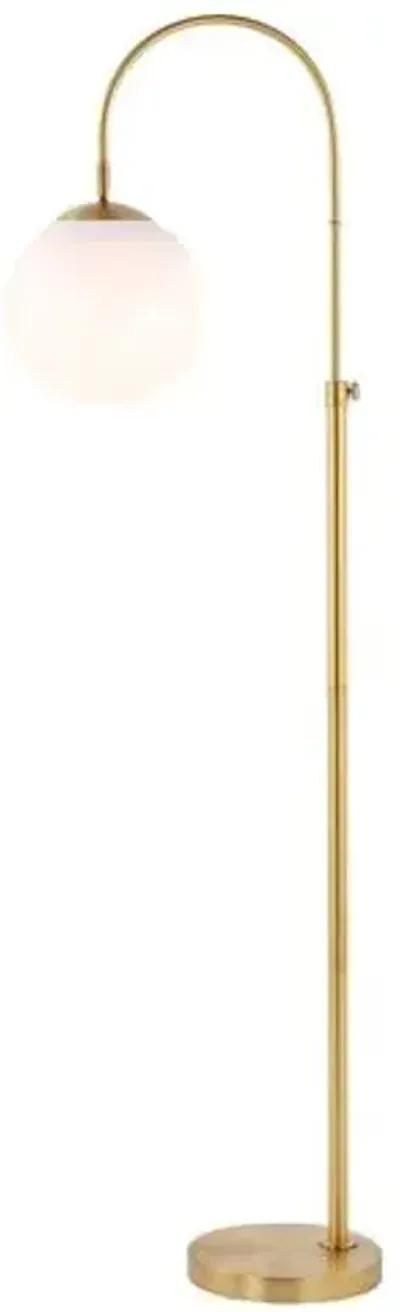 Hannah Floor Lamp - Brass Gold