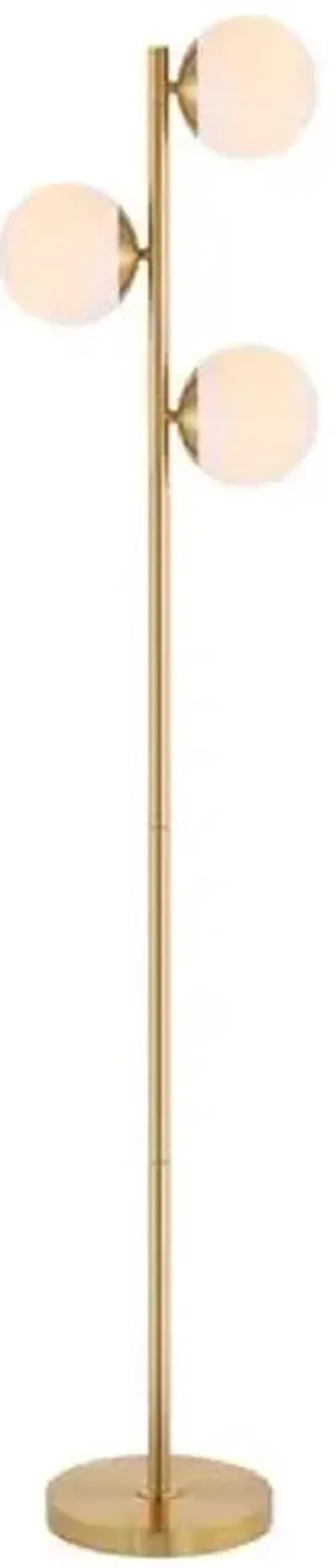 Devin Floor Lamp - Brass Gold