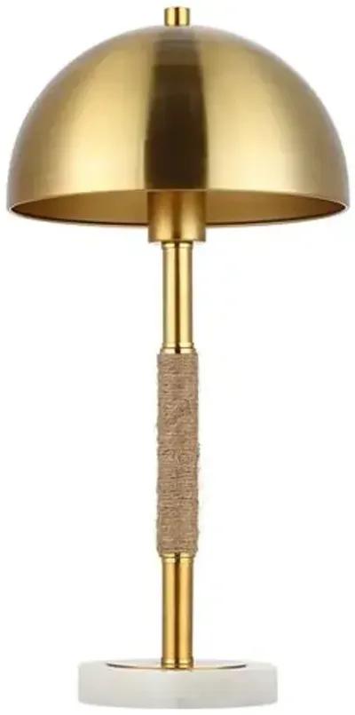 Tatum Dome Table Lamp - Gold