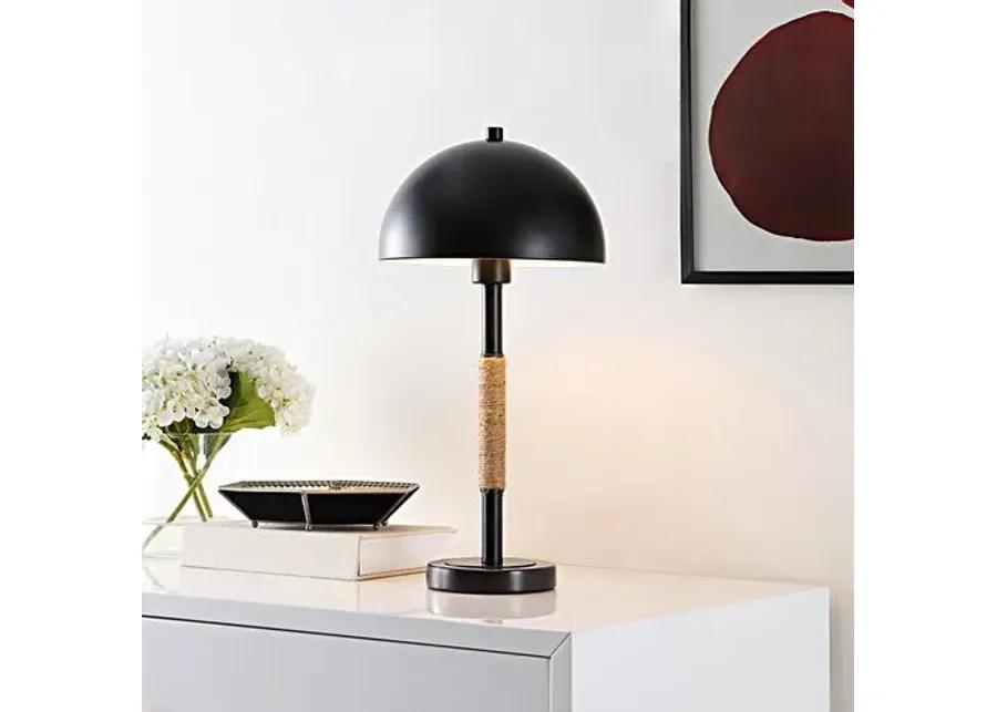 Tatum Dome Table Lamp - Black