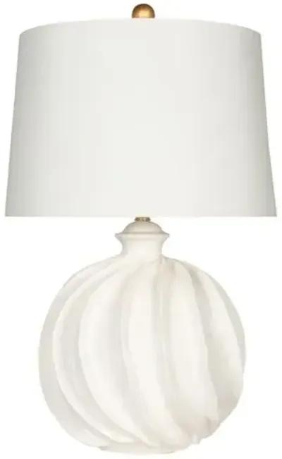 Rio Vista Table Lamp - White - Bradburn Home