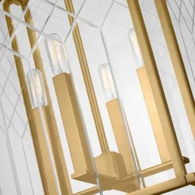 Visual Comfort - Erro Medium Lantern - Burnished Brass - Gold