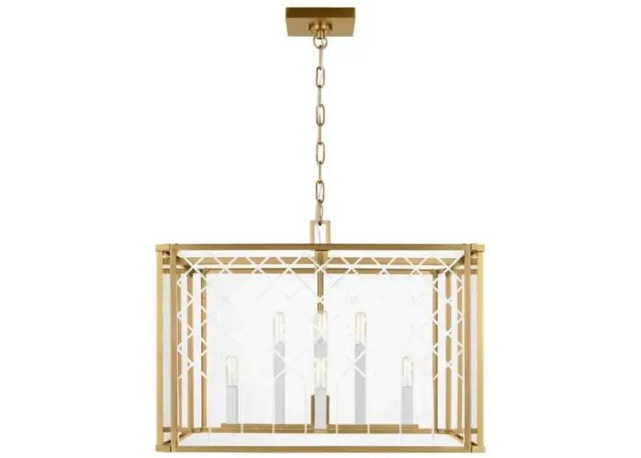 Visual Comfort - Erro Large Lantern - Burnished Brass - Gold