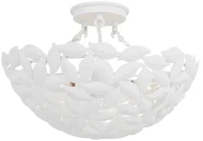 Visual Comfort - Kelan Semi Flush Mount - White