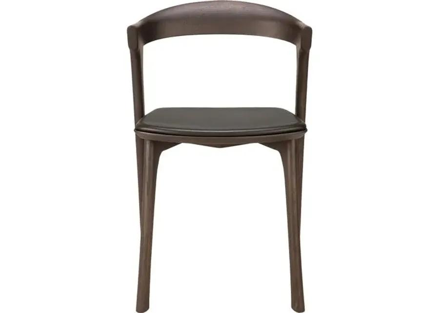 Bok Upholstered Dining Chair - Brown Oak - Ethnicraft