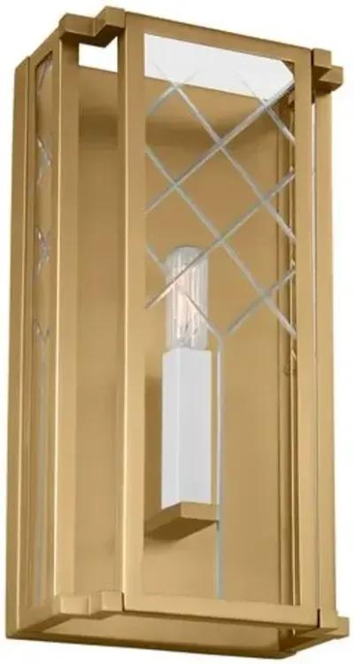 Visual Comfort - Erro Medium Wall Lantern - Burnished Brass - Gold