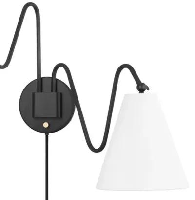 Onda 2-Light Portable Wall Sconce - Tali Roth for Mitzi - Black