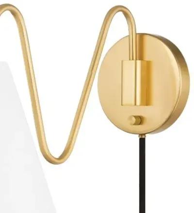 Onda 1-Light Portable Wall Sconce - Tali Roth for Mitzi - Gold