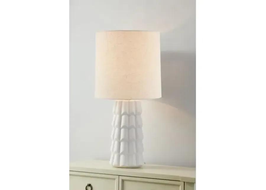 Maisie Table Lamp - White - Megan Molten for Mitzi