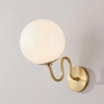 Havana Globe Wall Sconce - Zio and Sons for Mitzi - Gold