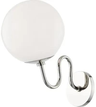 Havana Globe Wall Sconce - Zio and Sons for Mitzi - Silver