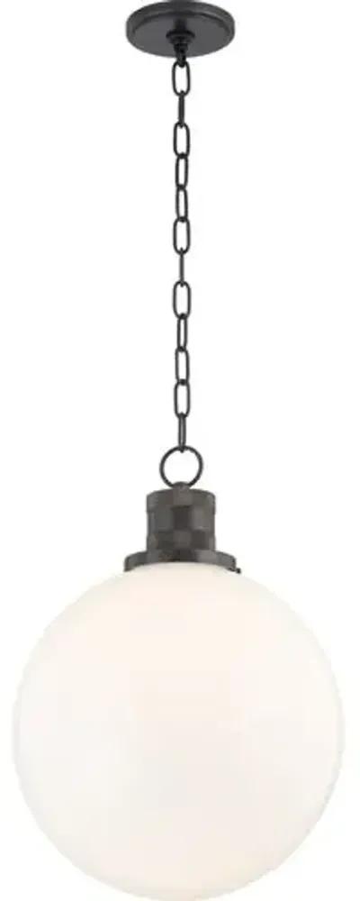 Beverly Globe Pendant - Zio and Sons for Mitzi - Black