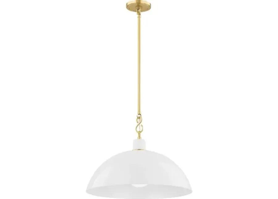 Camille Pendant - Zio and Sons for Mitzi - White