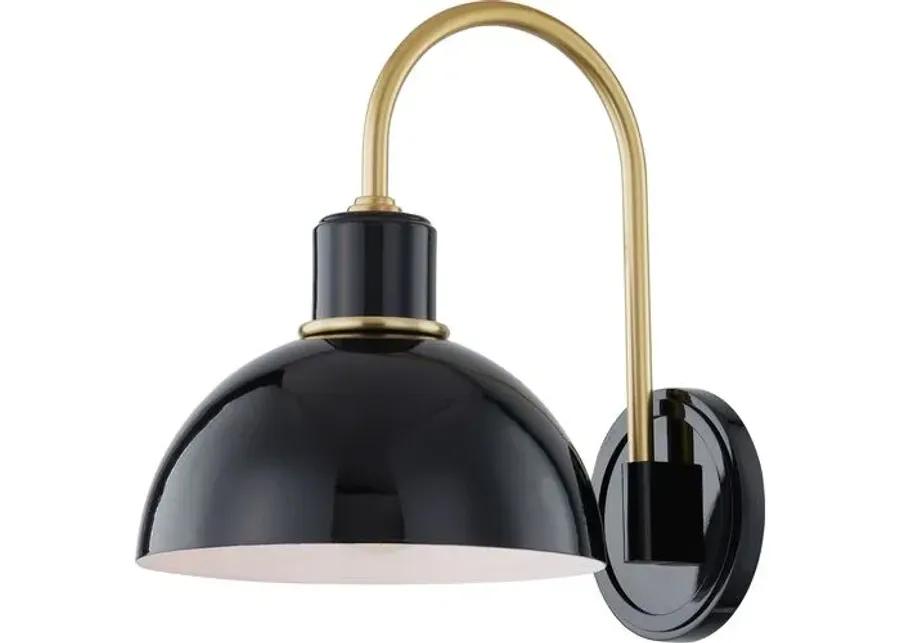 Camille Wall Sconce - Zio and Sons for Mitzi - Black