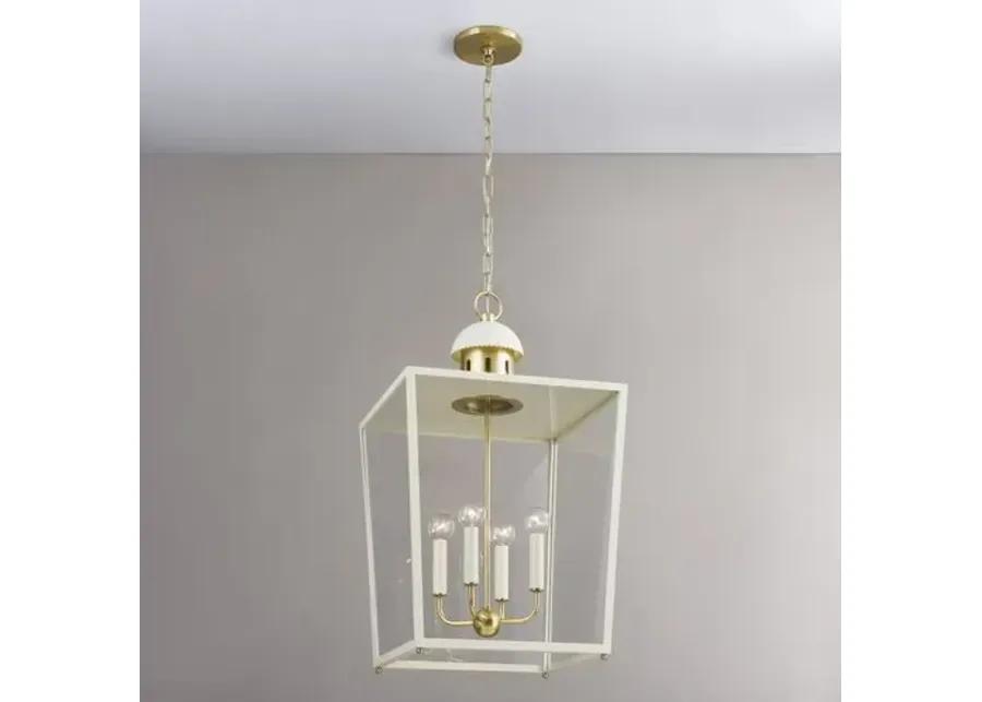 Marisol Lantern Pendant - White