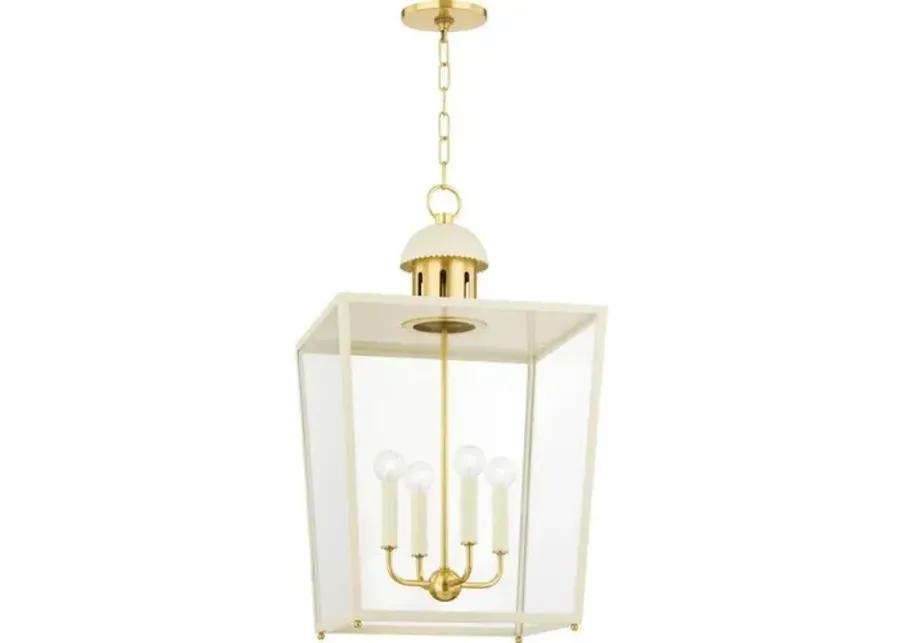 Marisol Lantern Pendant - White