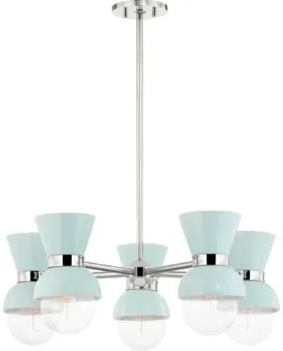 Soren 5-Light Chandelier - Blue